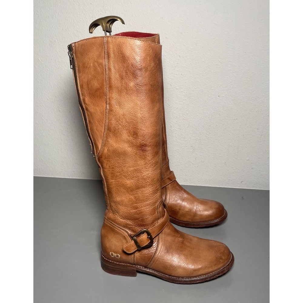 Bed|Stu Women's Glaye Wide Calf Leather Riding Boots Size 9